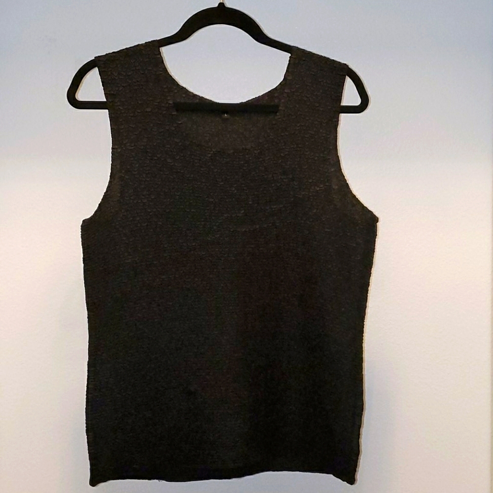 Stretchable Popcorn Tank Blouse